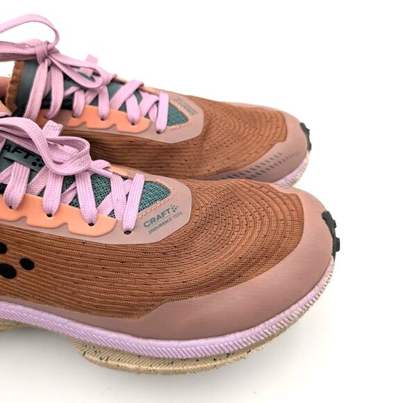 Craft Endurance Trail Running Sneaker Shoes Women's Mud/Whiz Size US8.5 EU40 - Picture 9 of 11